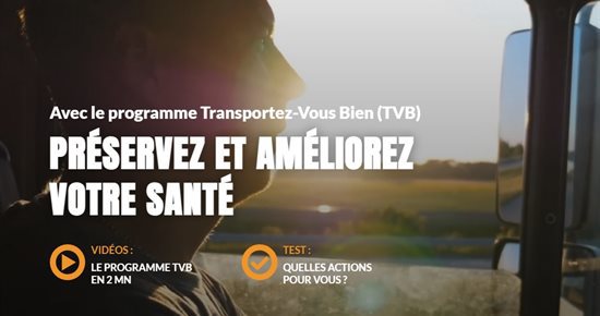 Un site pour le bien-être des chauffeurs routiers