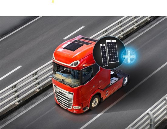 Daf équipe ses camions de panneaux solaires pour une autonomie énergétique à l'arrêt